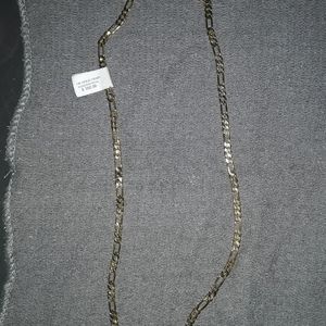 20" 14k yellow gold Figaro chain